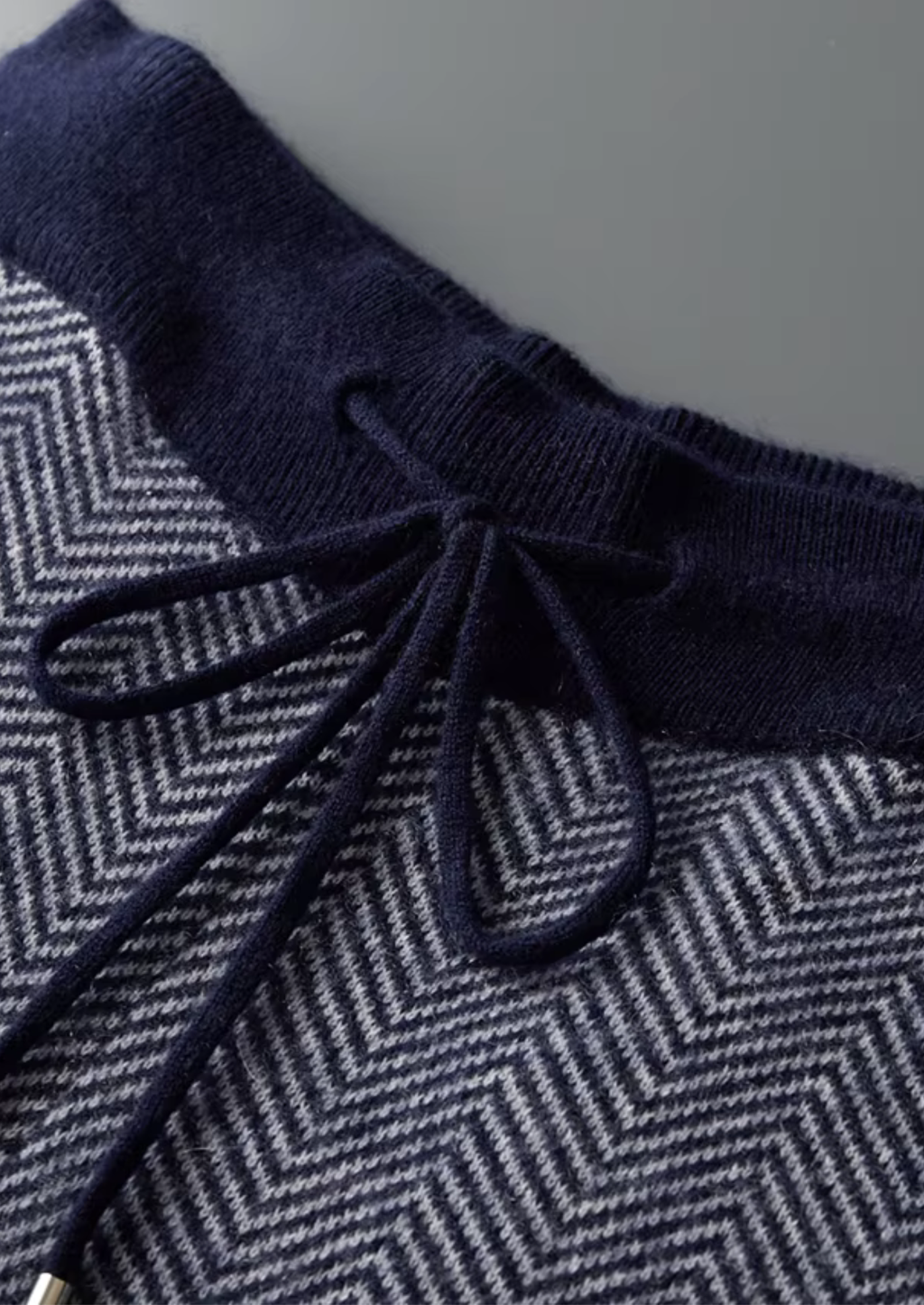 PURE EXTRA-FINE MERINO WOOL PATTERNED SET